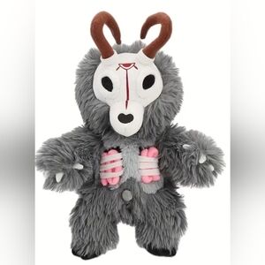 Gray and Pink Plush Wendigo